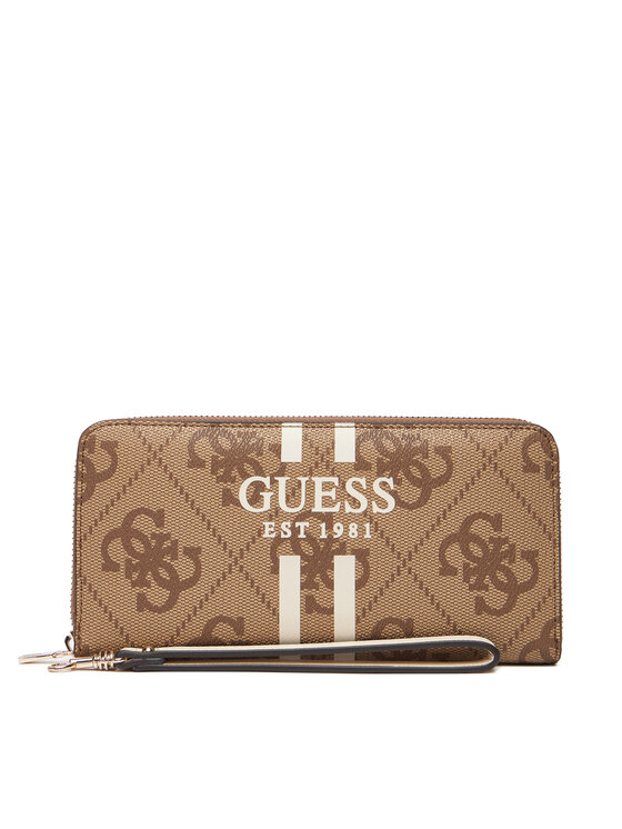 Női Nagy női pénztárca Guess, Bézs, Laurell II Slg SWOS74 59146