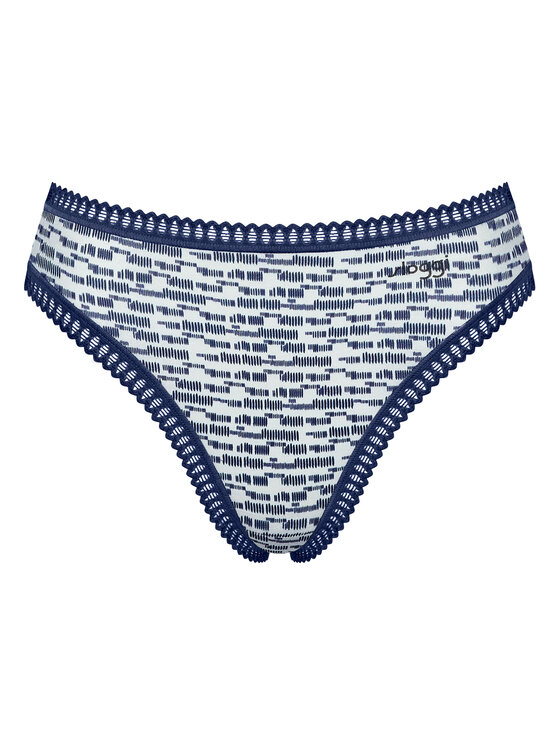 Sloggi Sloggi Set 3 perechi de chiloți de damă clasici Go Crush 10219672 Albastru