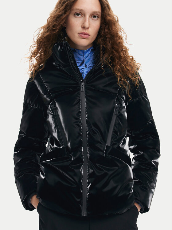 Desigual Desigual Zimní bunda Flam 24WWEWBP Černá Regular Fit