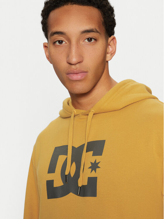 DC DC Felpa Star ADYSF03099 Giallo Relaxed Fit