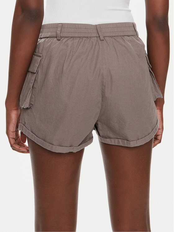 Brave Soul Brave Soul Шорти от плат LSRT-272ELAINEGR Сив Straight Fit