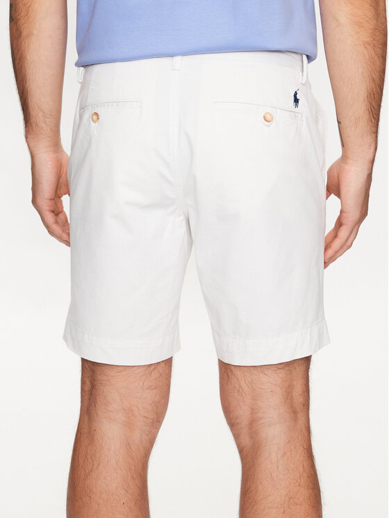 Polo Ralph Lauren Polo Ralph Lauren Pantalon scurți din material 710799213031 Alb Slim Fit