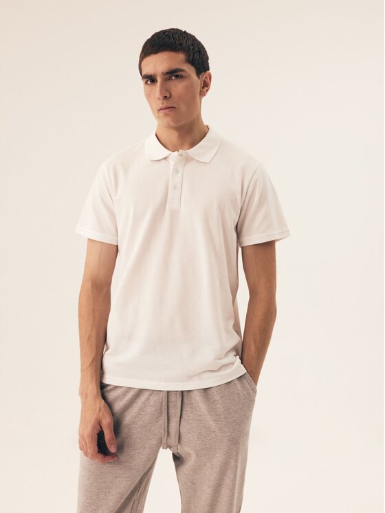 Henderson Henderson Polokošile 43025 Bílá Regular Fit