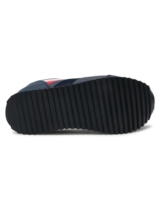 Tommy Hilfiger Tommy Hilfiger Sneakersy Low Cut Lace-Up Sneaker T3B4-31097-1176 M Granatowy
