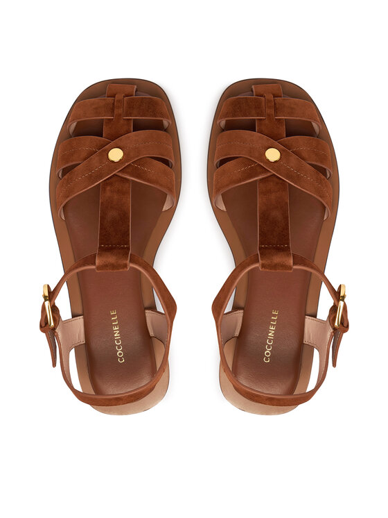 Coccinelle Coccinelle Sandály Sunup E4 QKG 18 01 01 Hnědá