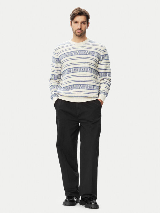 Guess Guess Παντελόνι chino M5YB60 WGCV1 Μαύρο Wide Leg