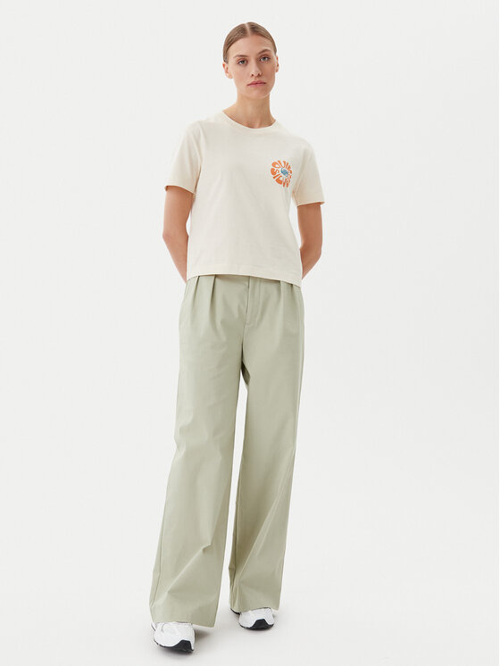 Quiksilver Quiksilver T-särk EQWZT03181 Beež Relaxed Fit