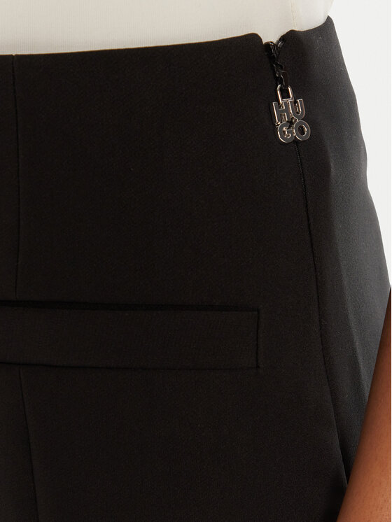 HUGO HUGO Spodnie materiałowe Halaran 50542674 Czarny Regular Fit