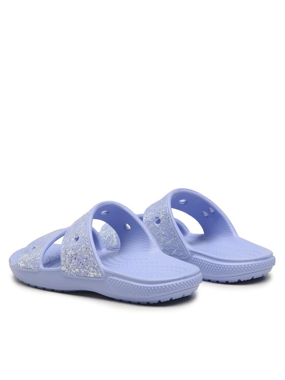 Crocs Crocs Klapki Classic Glitter Sandal K 207788 Fioletowy