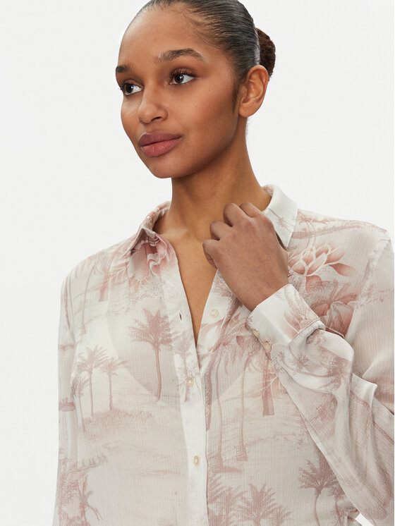 Guess Guess Cămașă W5GH59 WDW82 Colorat Regular Fit