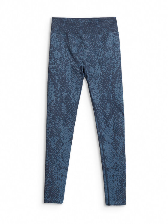 4F 4F Legginsy TRAINING Turkusowy Slim Fit