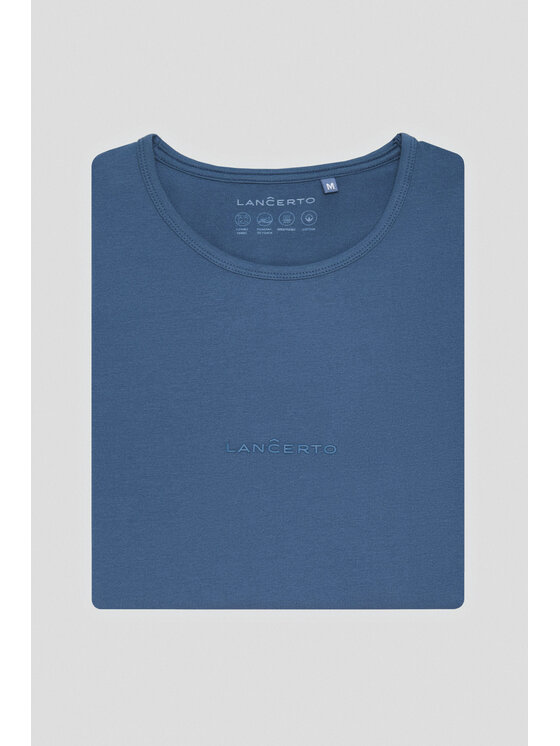 Lancerto Lancerto T-Shirt Calum TS073124000014 Niebieski Regular Fit