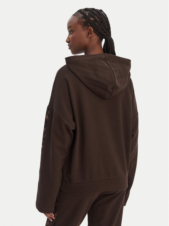 adidas adidas Džemperis Seasonal Essentials Leopard Print KA4683 Ruda Loose Fit