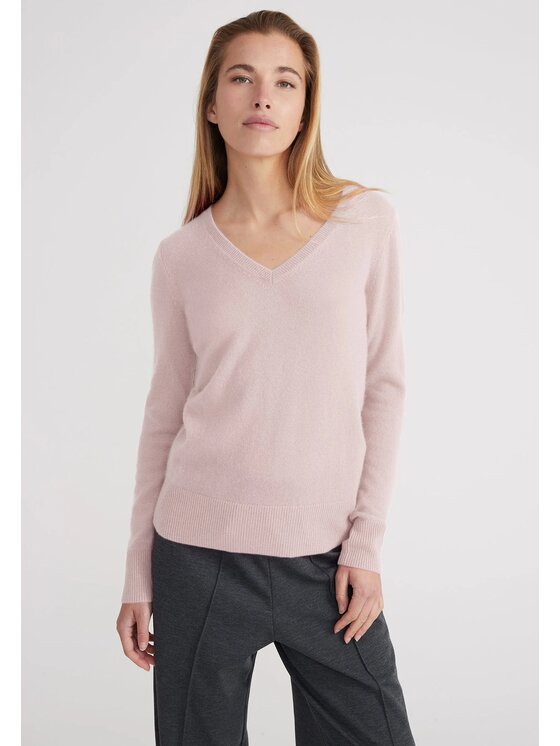Style Republic Style Republic Sweter Kaszmir Różowy jasny Comfort Fit