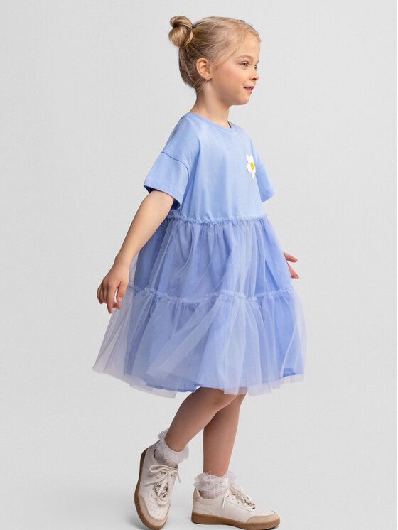 minoti minoti Sukienka codzienna 30DRESS115 Niebieski Regular Fit