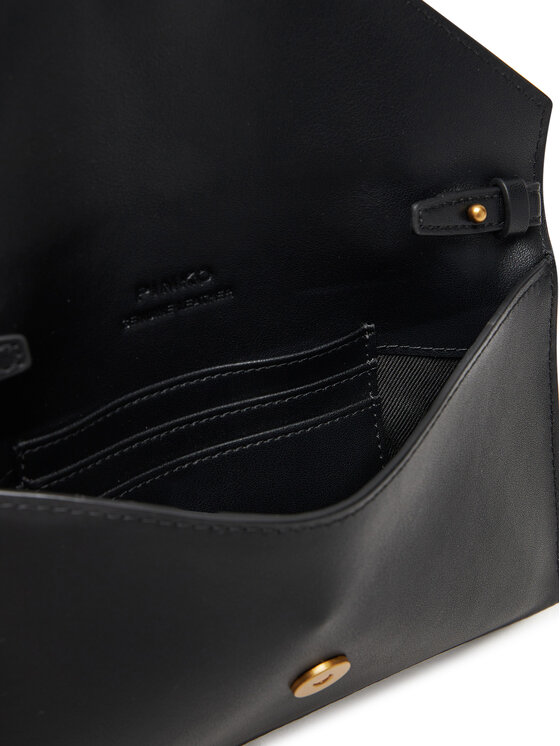 PINKO PINKO Ročna torba Flat Purse Mini AI 25-26 PCPL 105347 A0F1 Črna