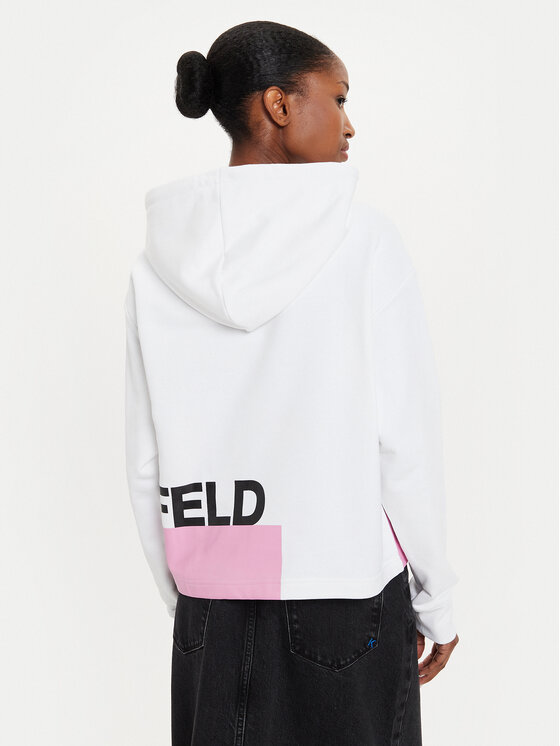 Karl Lagerfeld Jeans Karl Lagerfeld Jeans Sweatshirt 245J1803 Weiß Regular Fit