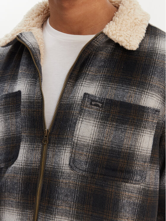 Billabong Billabong Риза-яке Hills Sherpa EBYJK00136 Šedá Regular Fit