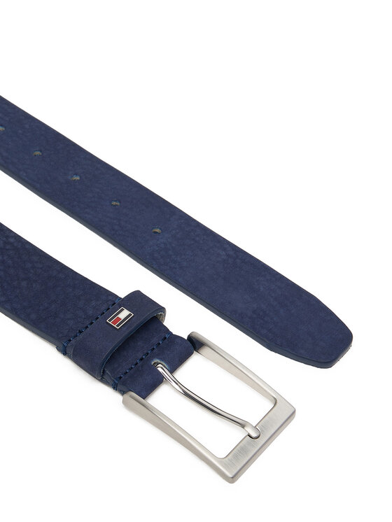 Tommy Hilfiger Tommy Hilfiger Vīriešu josta Layton 3.5 Nubuck AM0AM13754 Tumši zils
