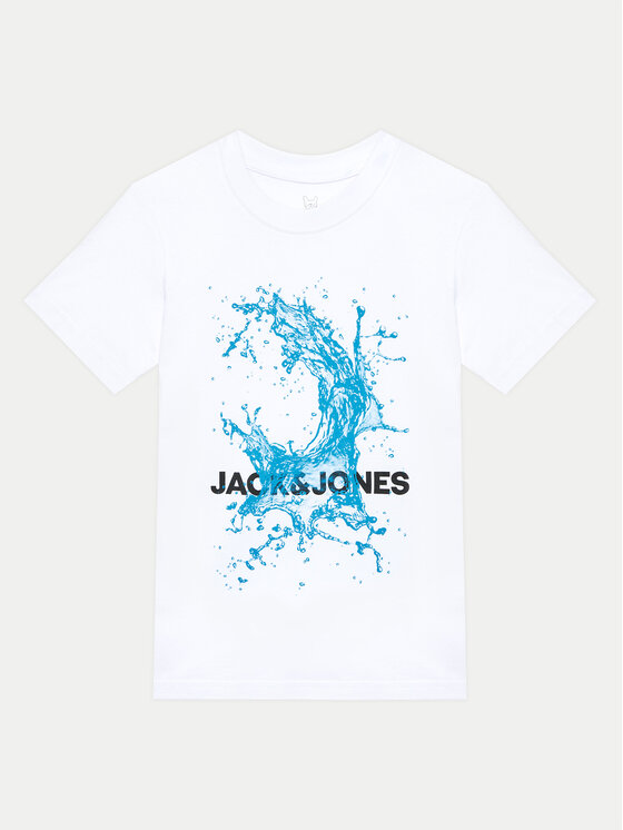 Jack&Jones Junior T-krekls Jcosplash 12259919 Balts Standard Fit