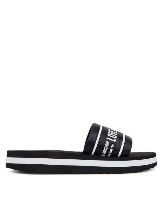 Şlapi LOVE MOSCHINO JA28334G0MIX6000 Negru