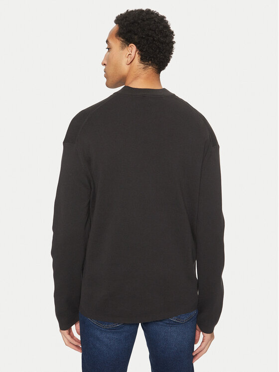 Calvin Klein Jeans Calvin Klein Jeans Sweter J30J326741 Czarny Regular Fit