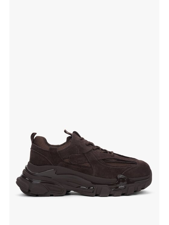 Estro Estro Sneakersy ER00119023 Brązowy ciemny