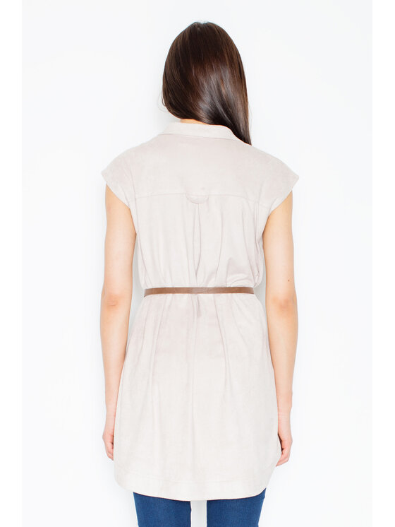 FIGL FIGL Šaty M451 Béžová Regular Fit
