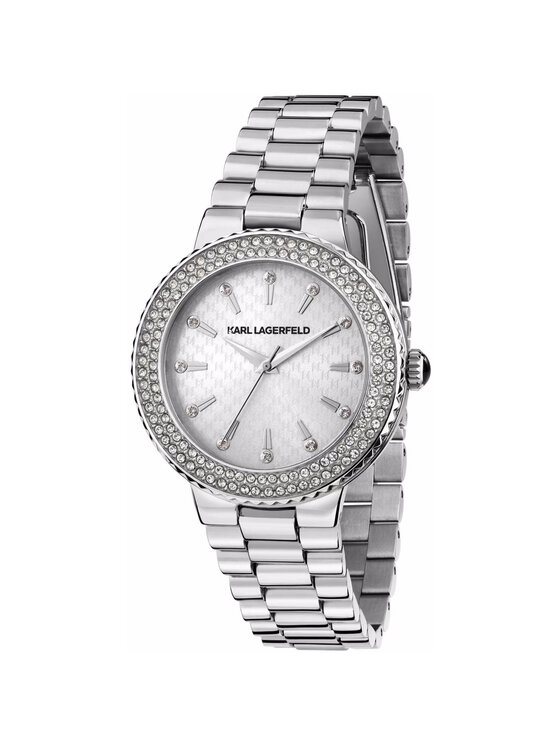 KARL LAGERFELD KARL LAGERFELD Hodinky R0553104502 Stříbrná