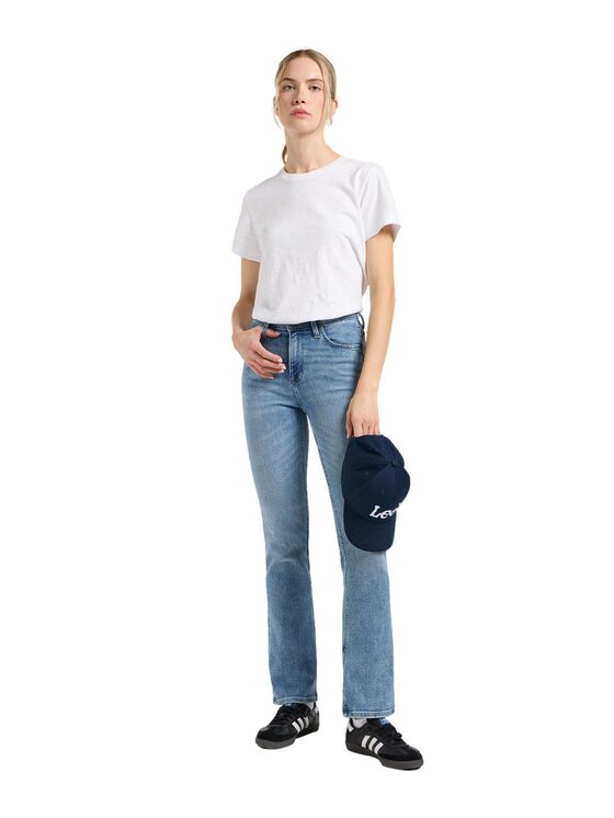 Lee Lee Jeansy 112363797 Niebieski Bootcut Fit