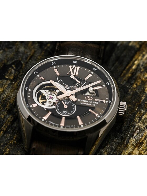 Orient Star Orient Star Zegarek RE-AV0006Y00B Brązowy