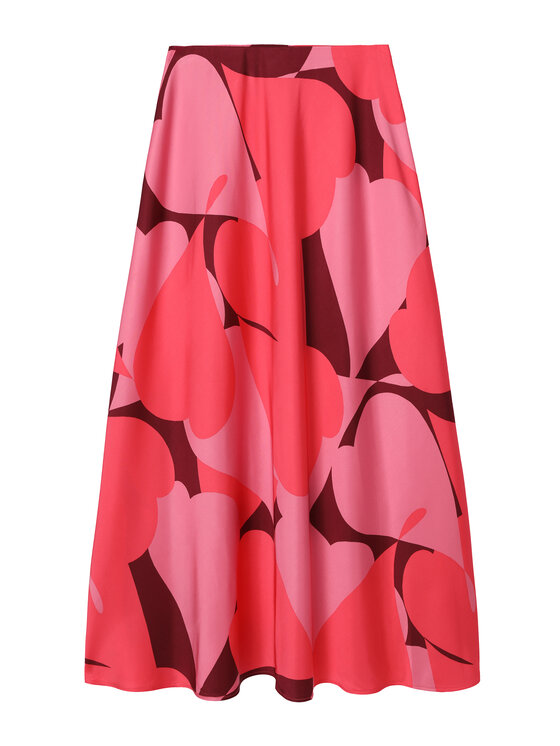 TATUUM TATUUM Spódnica maxi LILA Czerwony Close Fit