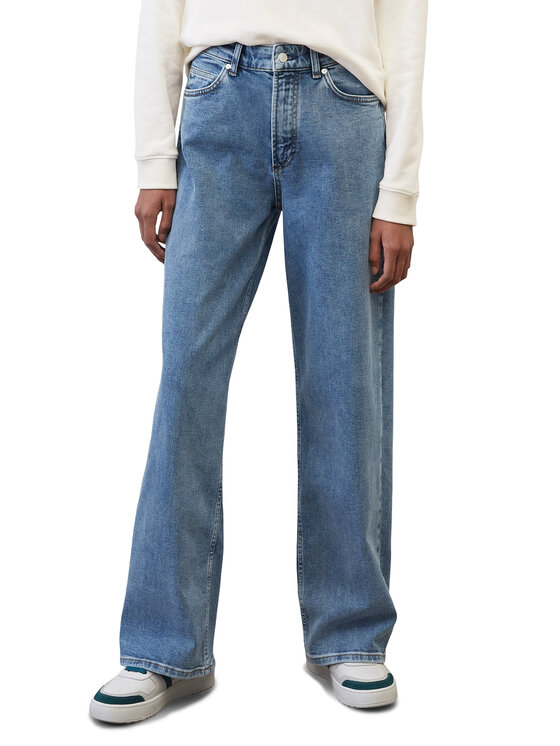 Marc O'Polo Denim Jeans hlače 341921812313 Modra Wide Leg