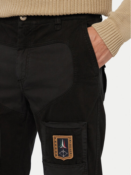 Aeronautica Militare Aeronautica Militare Pantaloni cargo 262PA1664UCT04241 Nero Regular Fit