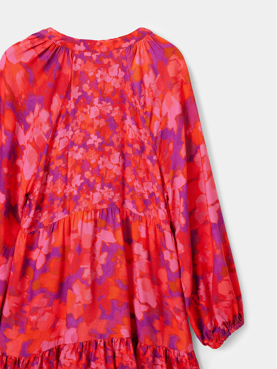 Desigual Desigual Elegáns ruha 23WGVW03 Piros Regular Fit
