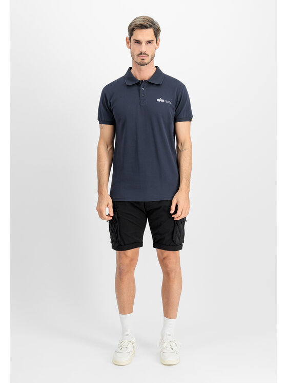 Alpha Industries Alpha Industries Tričko AI.106600-07-XXL Tmavomodrá Basic Fit