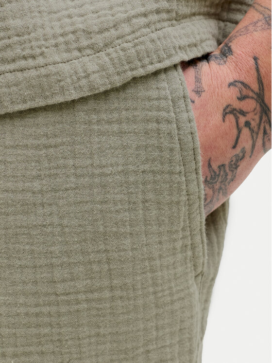 Jack & Jones Jack & Jones Pantaloncini di tessuto Jaiden 12274758 Cachi Relaxed Fit
