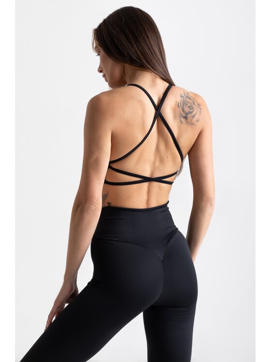 Chiara Wear Chiara Wear Legginsy PUSH UP X Czarny Extra Slim Fit