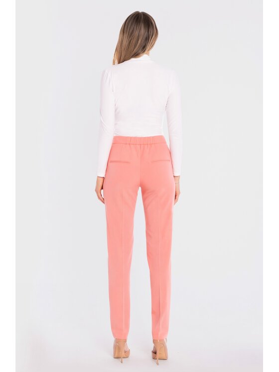 Stylove Stylove Pantaloni di tessuto S433 Arancione Cigarette Fit