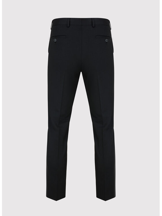 Pako Lorente Pako Lorente Spodnie garniturowe P22SF-6S-003 Czarny Slim Fit