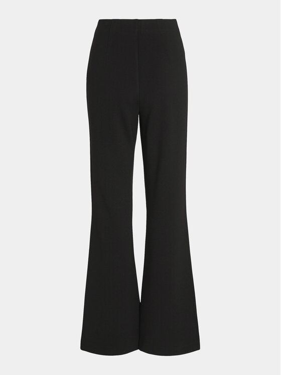 Vila Vila Текстилни панталони Billie 14094017 Черен Regular Fit