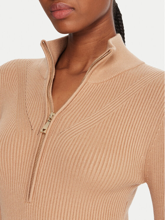 Guess Guess Vestito da giorno W5BK45 Z0572 Beige Slim Fit
