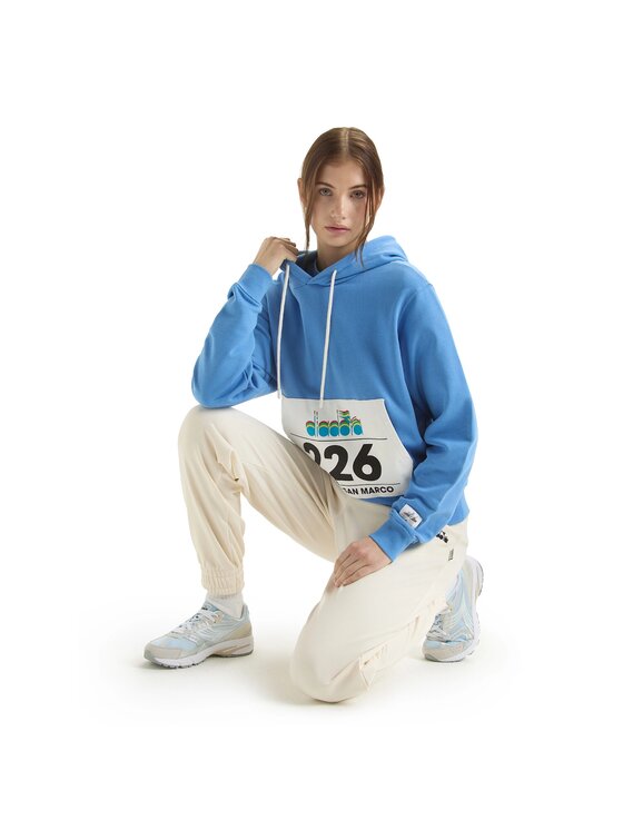 Diadora Diadora Bluza G.D. 1984 (226) Niebieski Regular Fit