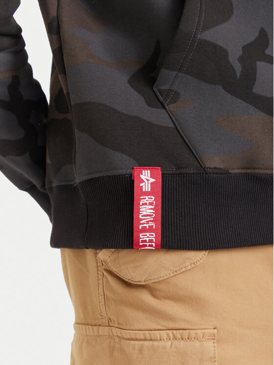 Alpha Industries Alpha Industries Bluza Basic 178312C Zielony Regular Fit