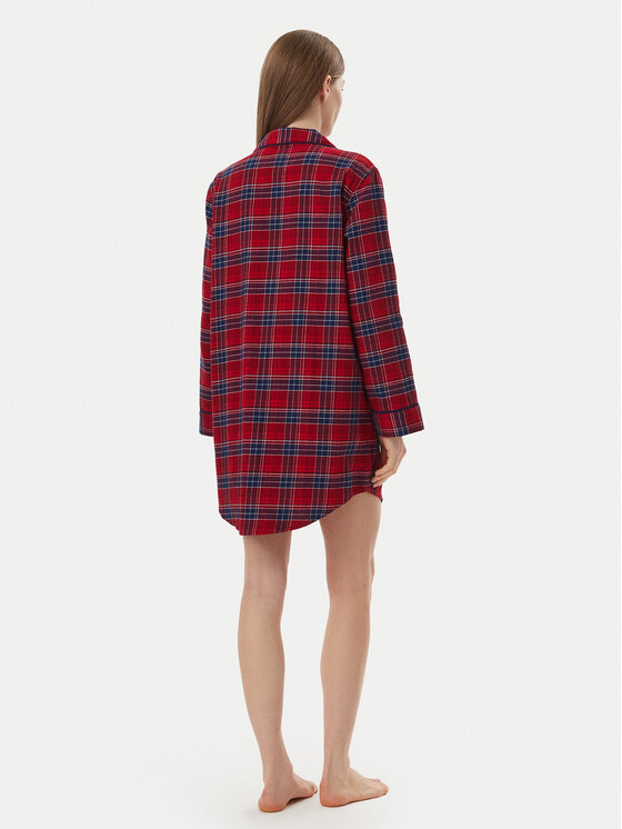 Tommy Hilfiger Tommy Hilfiger Camicia da notte UW0UW06598 Multicolore Relaxed Fit