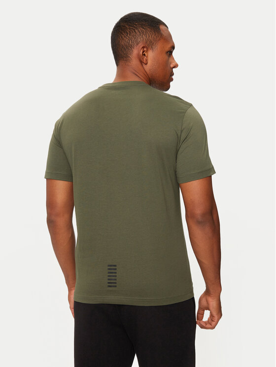 EA7 Emporio Armani EA7 Emporio Armani Тишърт 8NPT25-PJVPZ Зелен Regular Fit