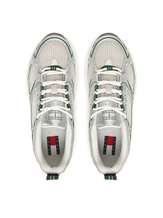Tommy Jeans Tommy Jeans Laisvalaikio batai Archive'97 Metallic EN0EN02796 Žalia