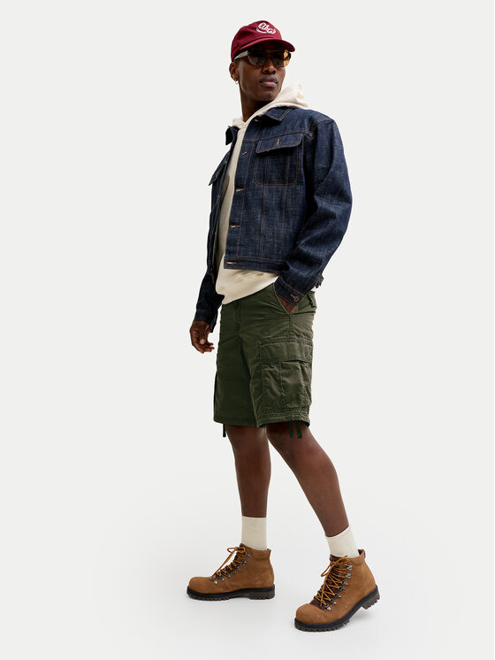Jack & Jones Jack & Jones Шорти з тканини Cole Frank 12291369 Зелений Regular Fit