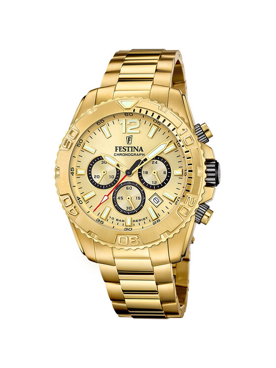 Festina Festina Zegarek F20684-1 Złoty