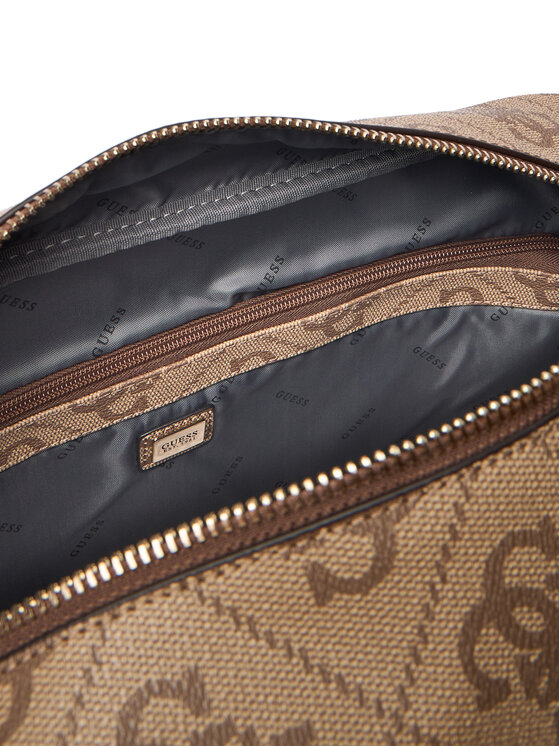 Guess Guess Τσάντα Σαββατοκύριακου Erenia Travel TWSO78 38916 Μπεζ